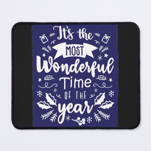 Item preview, It's the Most Wonderful Time of the Year Christmas Time - Blue designed and sold by GDCdesigns.