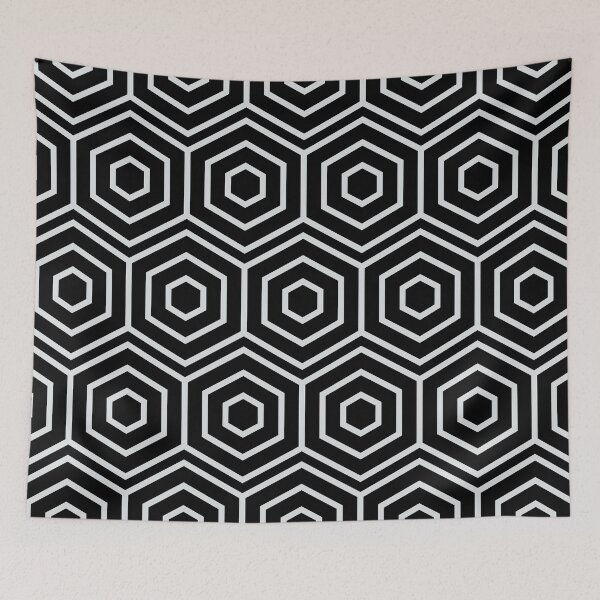 Item preview, Gris - Patrón de forma de línea geométrica gris y negra designed and sold by ColorOfTheYears.