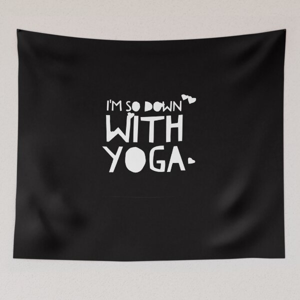 Item preview, Im So Down with Yoga T shirt designed and sold by Rockopolys.