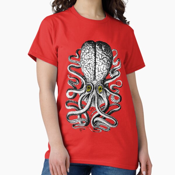 Artikel-Vorschau von Lassen Sie den normalen Brain Kraken frei, designt und verkauft von monsterplanet.