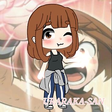 I made Uraraka in her dress from Two Heroes in Gacha Club!