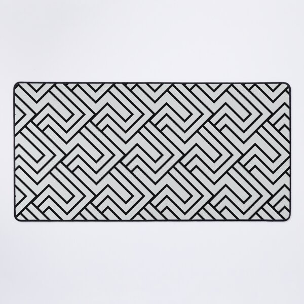 Artikelvorschau, Grau - Grau und Schwarz Minimal Line Art Pattern 2 entworfen und verkauft von ColorOfTheYears.