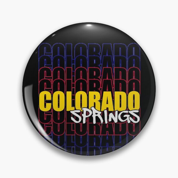 Item preview, Colorado Springs State Flag Typography designed and sold by that5280lady.