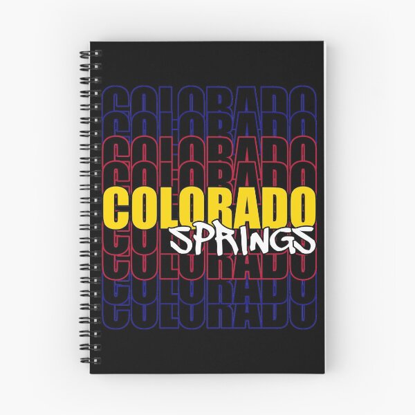 Item preview, Colorado Springs State Flag Typography designed and sold by that5280lady.