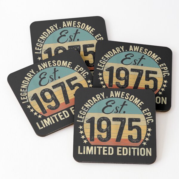 Item preview, Est. 1975 Vintage 1975 Limited Edition 46th Birthday designed and sold by Kelly993.