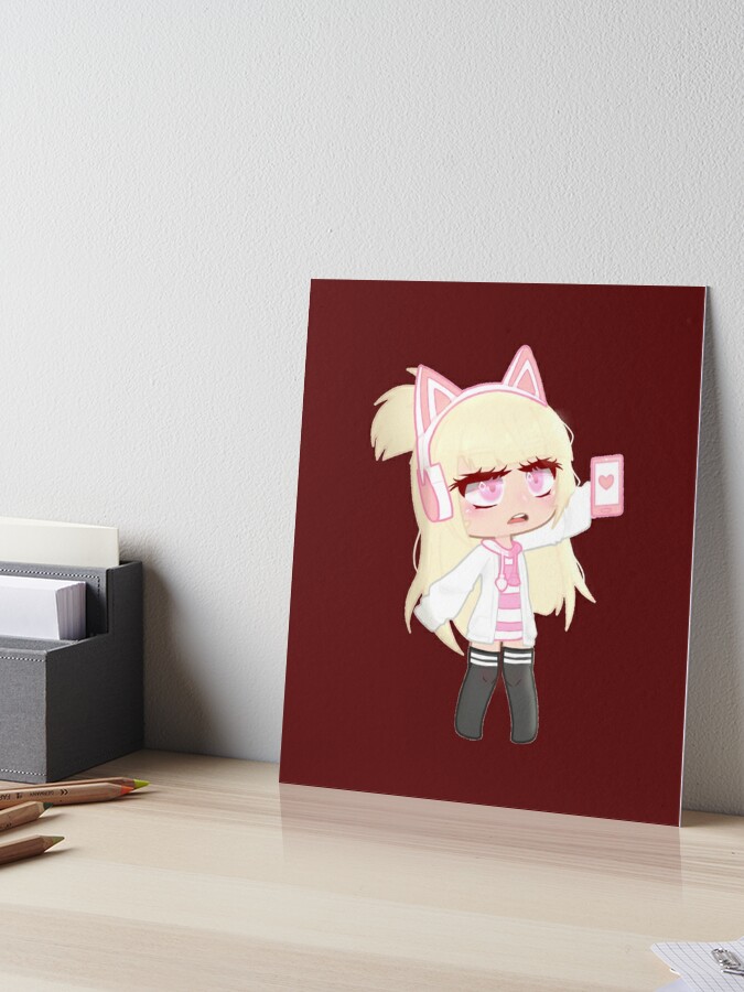 Oc In Gacha Life Art Board Print for Sale by Minisheldon