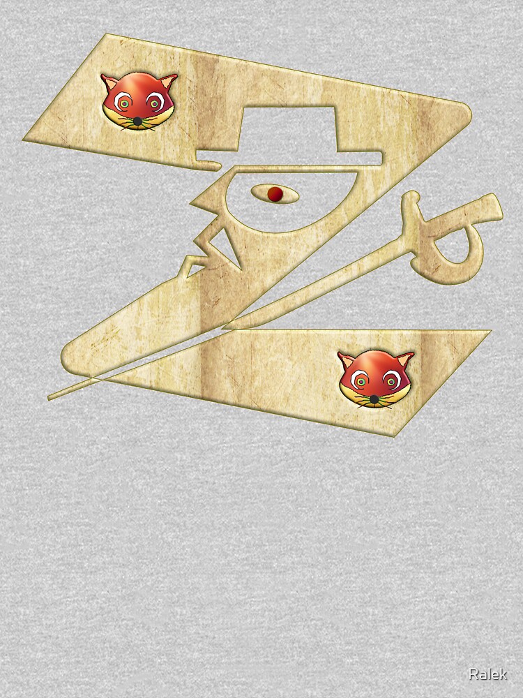 In the name of Zorro - Zorro is cheeky like a fox - Z like Zorro with his famous sword2! by Ralek