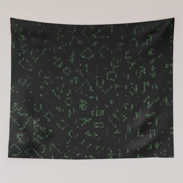 Item preview, Green Neon Coding pattern  designed and sold by Harshler-Art.