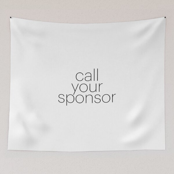 Item preview, Call Your Sponsor designed and sold by OddsAndEndsByCJ.