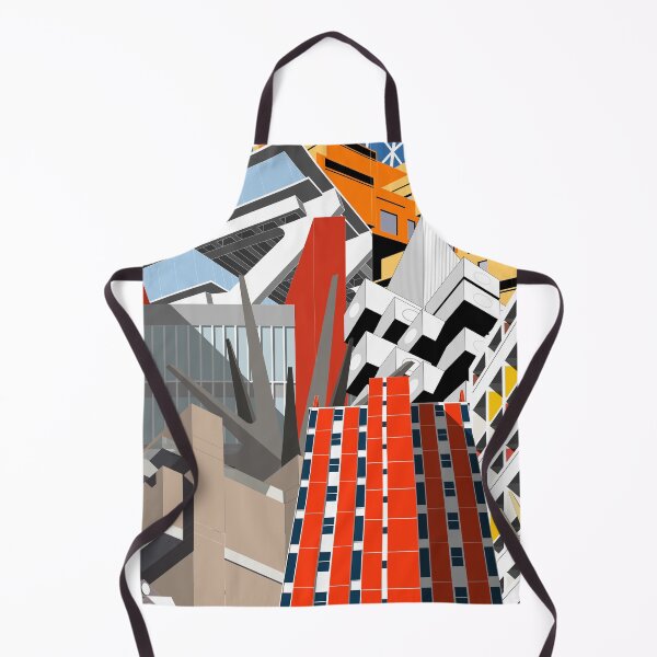 Item preview, Building Montage, Brutalist, Brutalism, Architecture designed and sold by sketchingarchi.