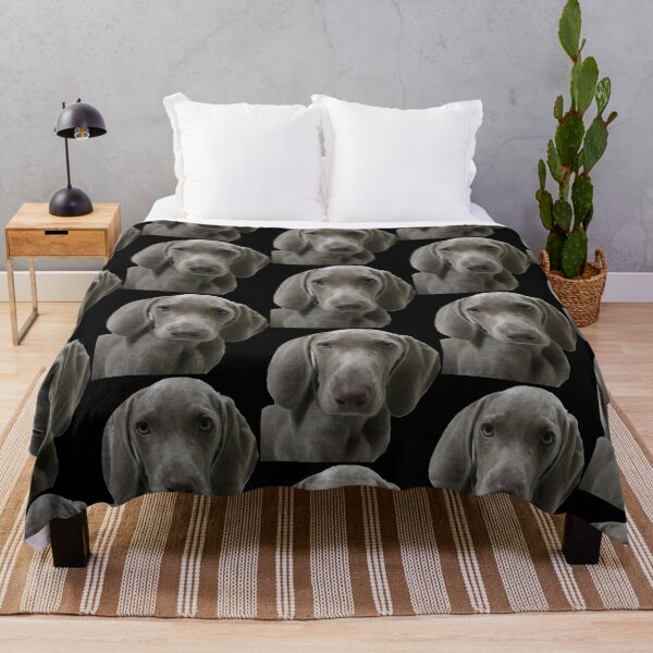 Item preview, Serious Look Weimaraner Puppy Face Front designed and sold by AndApArt.