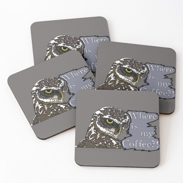 Item preview, "Where is my coffe ?! Owl" designed and sold by D-Storm-.