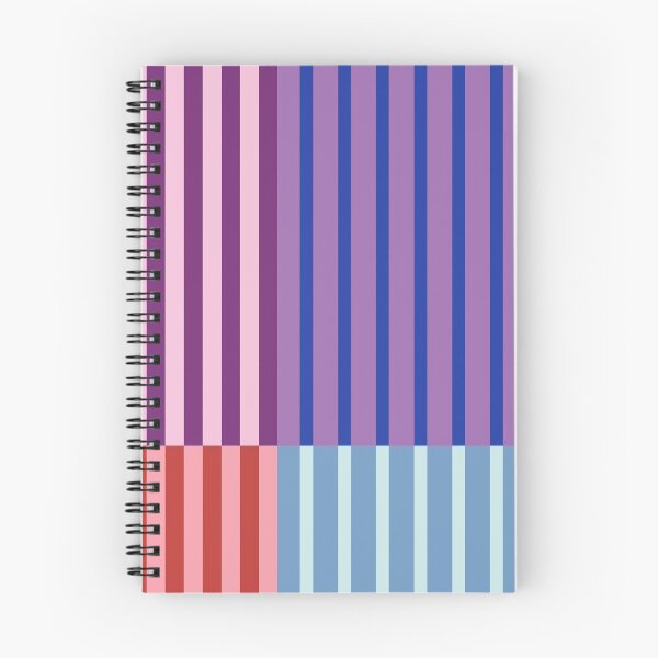 Item preview, Retro color block stripes 2 - Blue, Purple, Pink and red designed and sold by misentangled.