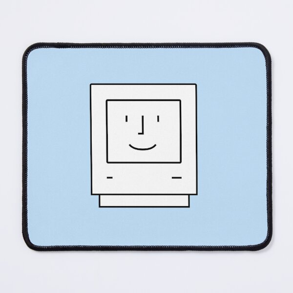 Item preview, Happy Mac on Blue designed and sold by prxnxva.