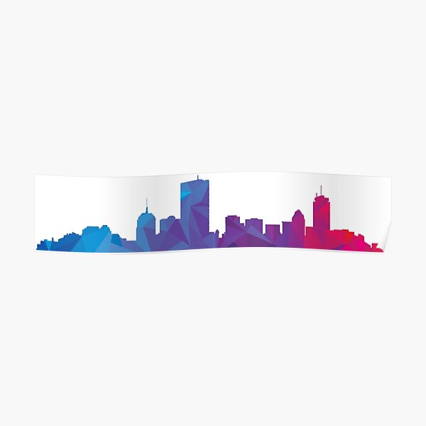 Boston skyline Poster