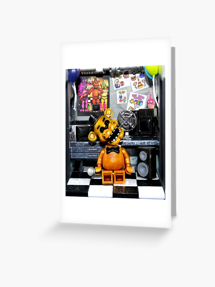 FNAF Golden Freddy Fredbear It's Me Greeting Card for Sale by Bitw1se