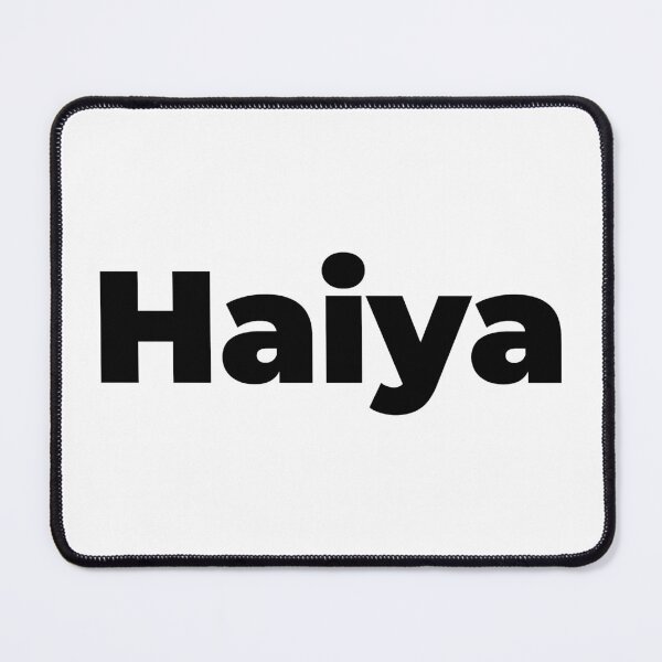 Item preview, Haiya (Black) Funny designed and sold by BunnyPrinceDegn.