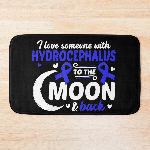 Item preview, I love someone with Hydrocephalus to the moon and back hydrocephalus  Awareness - hydrocephalus awareness  designed and sold by Designs Of all kinds.