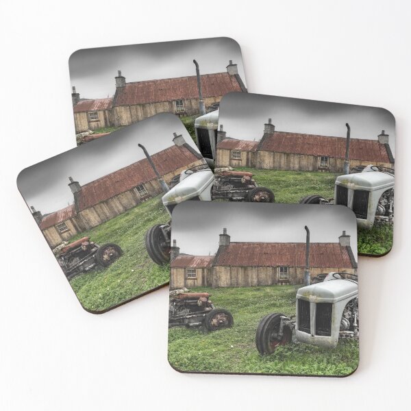 Item preview, Golden Road Tractors and Cottage Isle of Harris Scotland designed and sold by PhotosEcosse.