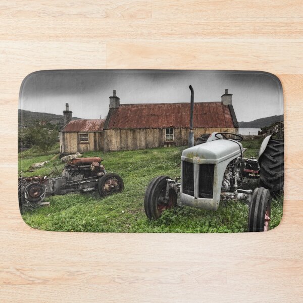 Item preview, Golden Road Tractors and Cottage Isle of Harris Scotland designed and sold by PhotosEcosse.