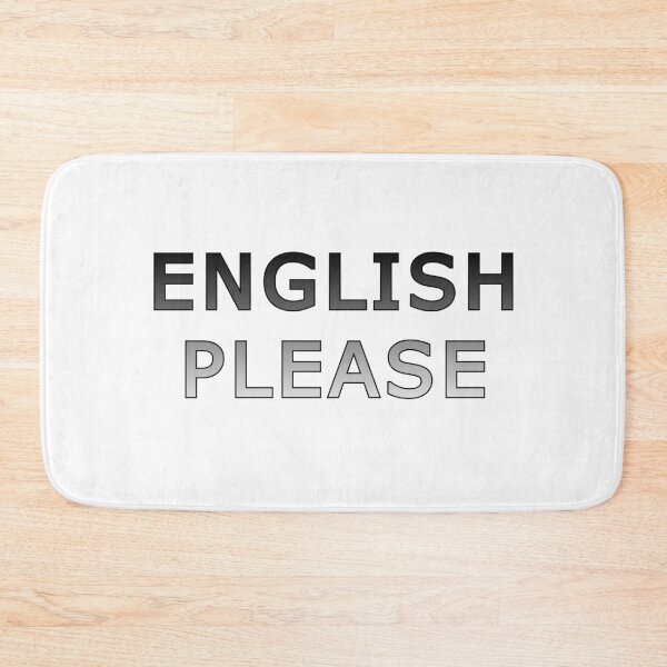 Item preview, english please designed and sold by Design Repo.