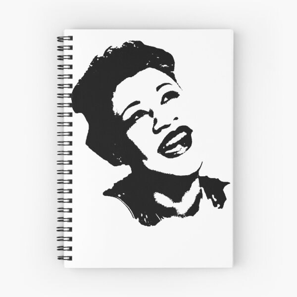 Item preview, Cara de Ella Fitzgerald - Blanco y negro - Posterizada designed and sold by DiamondAbrasi.