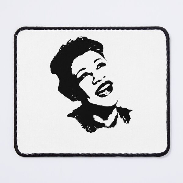 Item preview, Ella Fitzgerald face - Black and White - Posterized designed and sold by DiamondAbrasi.