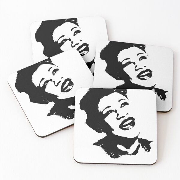 Item preview, Ella Fitzgerald face - Black and White - Posterized designed and sold by DiamondAbrasi.