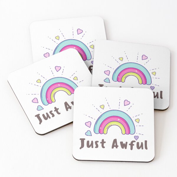 Item preview, JUST AWFUL Dark Humor Shirt Rainbows designed and sold by JustAwful.