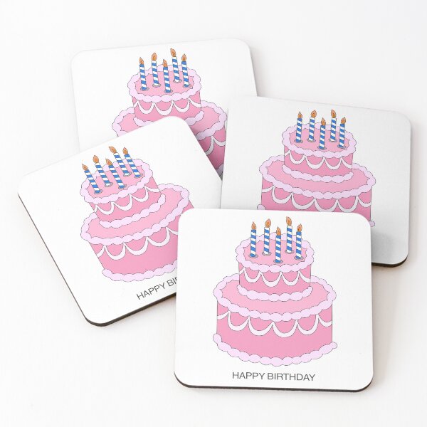 Item preview, Happy birthday cake designed and sold by PeachCatDesigns.