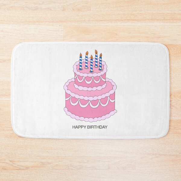 Item preview, Happy birthday cake designed and sold by PeachCatDesigns.