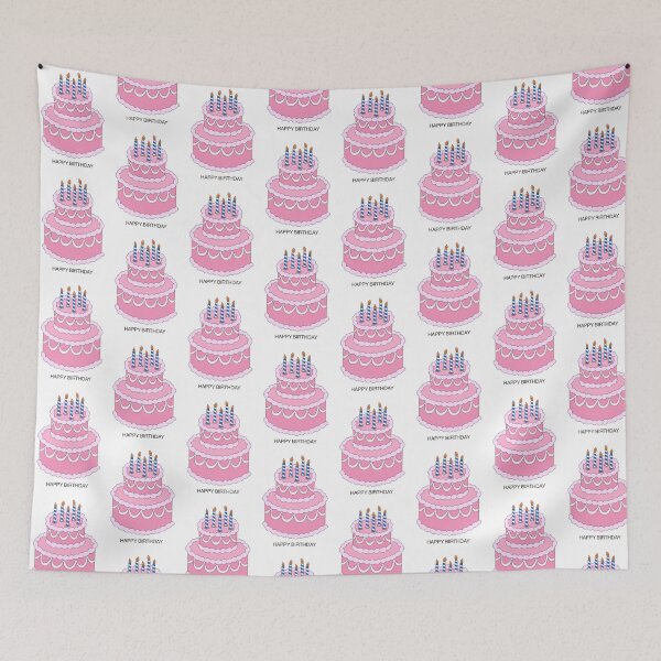 Item preview, Happy birthday cake designed and sold by PeachCatDesigns.