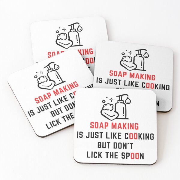 Item preview, Soap Making Is Just Like Cooking but Don't Lick the Spoon funny T-shirt men gift women gift designed and sold by InnovantDesigns.
