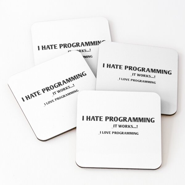 Item preview,   I Love Programming designed and sold by marianna cotaru.