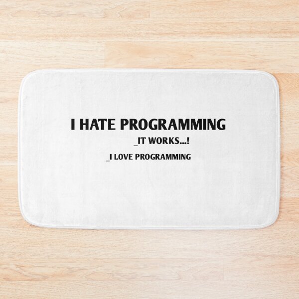 Item preview,   I Love Programming designed and sold by marianna cotaru.