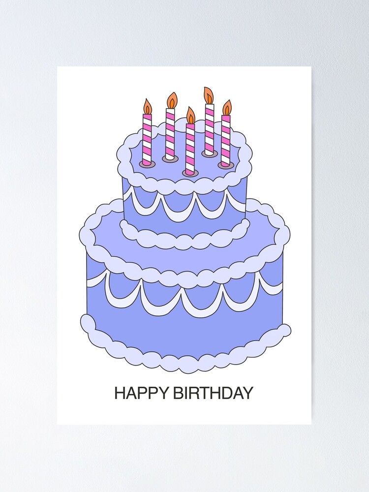 Happy Birthday Cake Candle Poster Background Material Wallpaper Image For  Free Download - Pngtree | Happy birthday posters, Happy birthday candles  cake, Birthday cake with candles