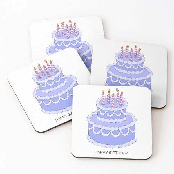 Item preview, Happy birthday cake designed and sold by PeachCatDesigns.
