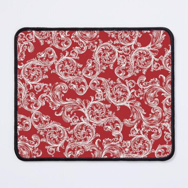 Item preview, Vintage Bohemian Art Floral Pattern - Red and White designed and sold by GDCdesigns.