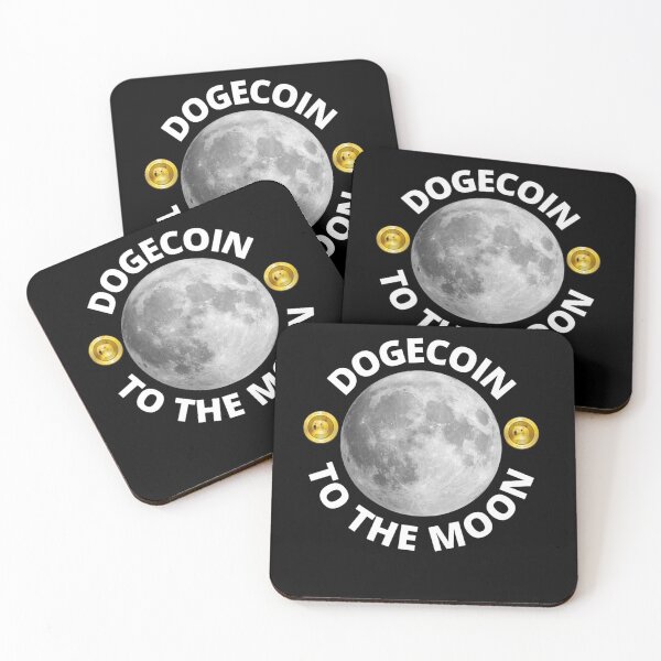 Item preview, DOGE To The Moon Crypto Design designed and sold by Funny-Tees4U.