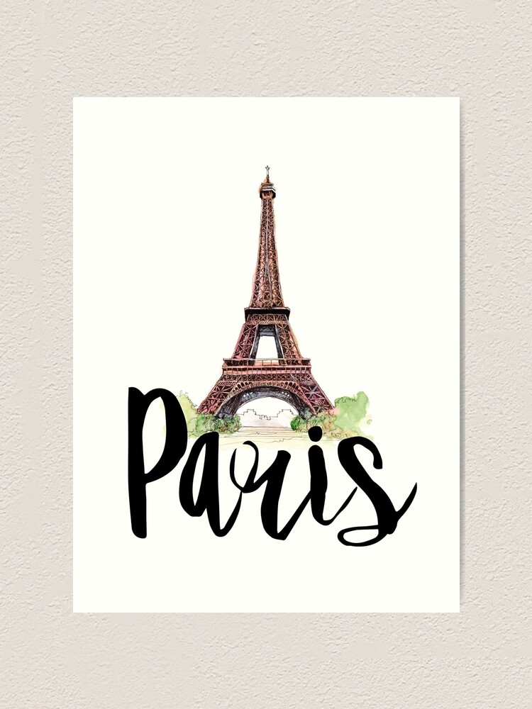 Alternate view of Paris Art Print