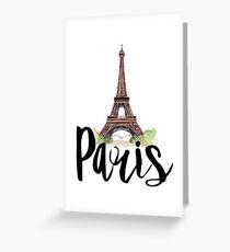 Tarjeta de felicitación Paris