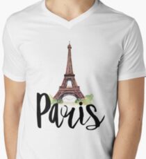 Paris Men's V-Neck T-Shirt