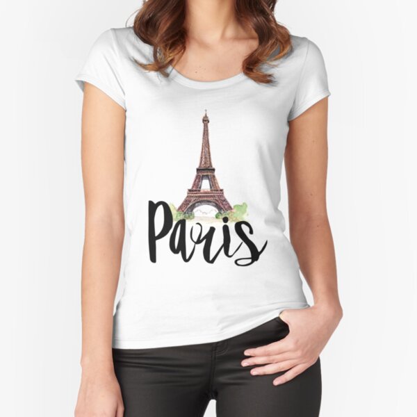 Paris Fitted Scoop T-Shirt