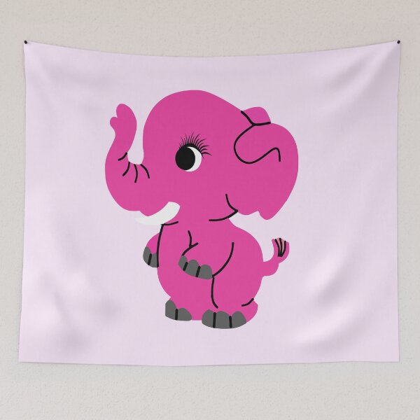 Item preview, Cute Pink Baby Elephant designed and sold by Trace1234.