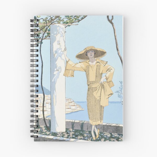 Item preview, French Art Deco "Amalfi. Robe, de Worth from Gazette du Bon Ton No. 7, Pl. 54" (1922) fby George Barbier designed and sold by Designedbysm.