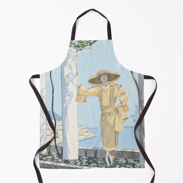 Item preview, French Art Deco "Amalfi. Robe, de Worth from Gazette du Bon Ton No. 7, Pl. 54" (1922) fby George Barbier designed and sold by Designedbysm.