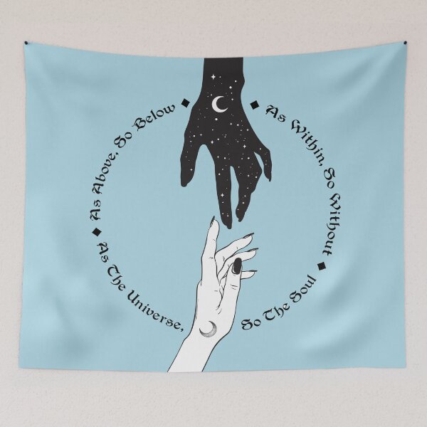 Item preview, As Above, So Below (Light Blue) designed and sold by christineiris.