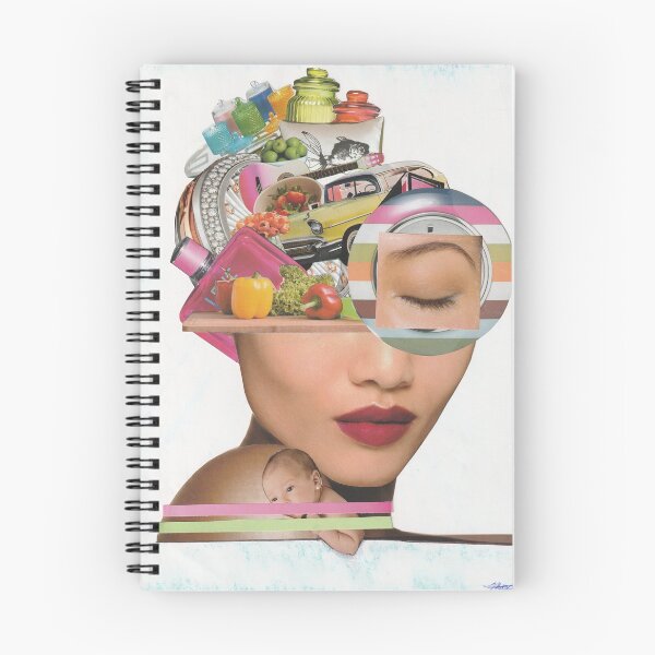 Item preview, Unique Creative Art Collage¨Just Wondering¨. designed and sold by Artsymirveras.