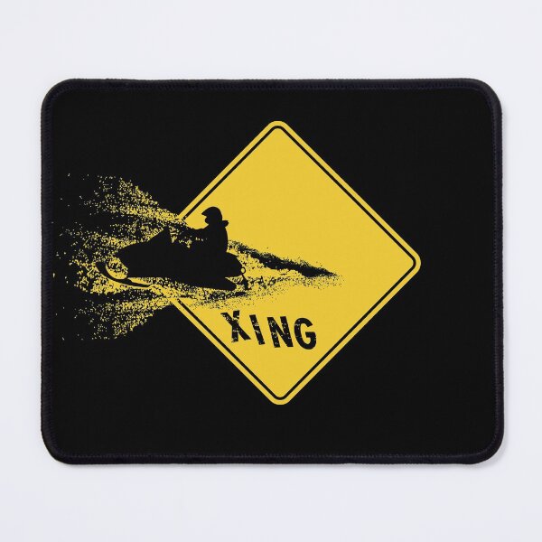 Item preview, Snowmobile Crossing Sign designed and sold by twHistory.