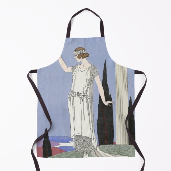 Item preview, French Art Deco "Psyché: Robe du soir, de Worth from Gazette du Bon Ton No. 9 Pl. 68" (1921) by George Barbier designed and sold by Designedbysm.